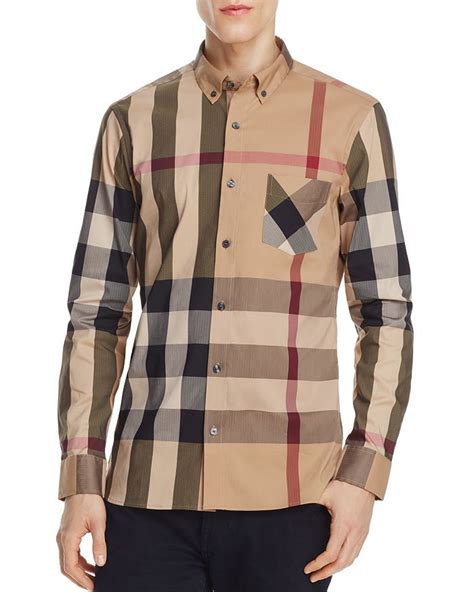 burberry thornaby plaid regular fit button down shirt|Burberry Thornaby Plaid Regular Fit Button.